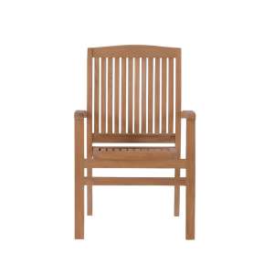 Savana Teak Wood Stackable Dining Chair