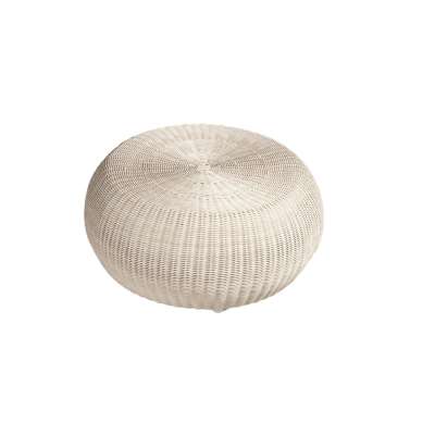 Ambar Elba White Aux Table