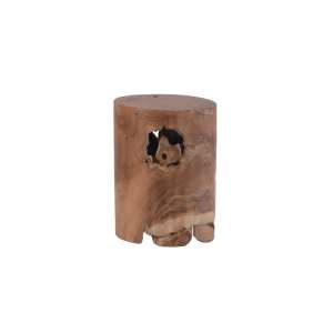 Teak Natural Root Stool D31cm