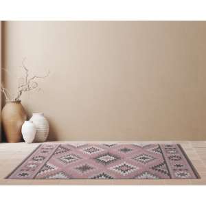 Java Outdoor Flat Weave Rug 36SLS Dusty Rose