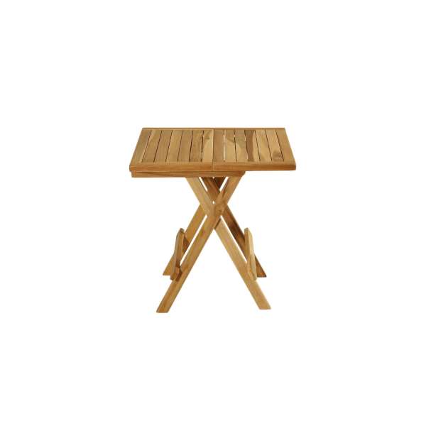 Assens Teak Wood Foldable Square Side Table 50cm