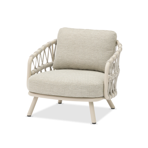 Harbour 1-Seater Sofa Mocha in Cross Weaving Sand Rope