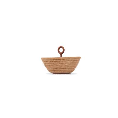 Small Decorative Rope Bowl Terracotta