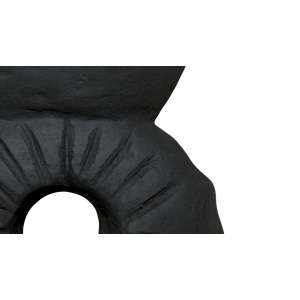 Balongi Terracotta Candle Holder Dia12xH16cm Black