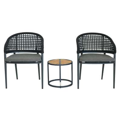 Jack Charcoal Balcony Set