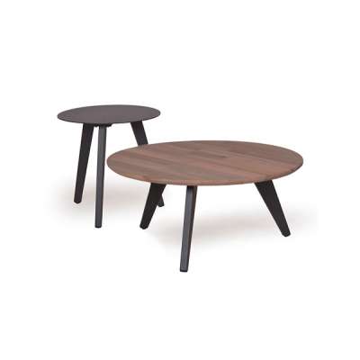 Mavis Teak Rustic Vintage Coffee Table Set