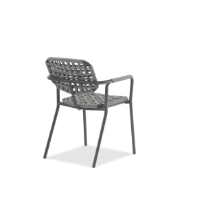 Aosta Grey Dining Armchair