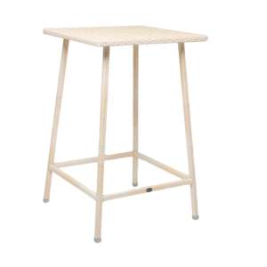 Ambar Nice White Square Bar Table
