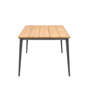 Timo Teak Top 8-Seater Dining Table Charcoal (without chairs)