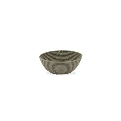 Small Decorative Rope Bowl Green