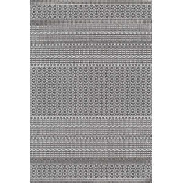 Java Outdoor Flat Weave Rug 01GMG Grey