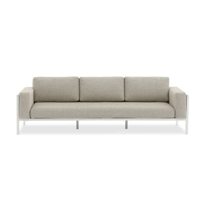 Reef White 3-Seater Sofa