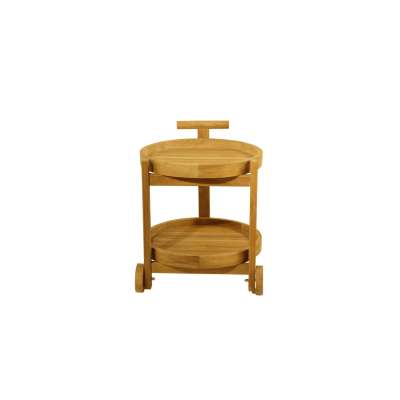 Livorno Teak Wood Trolley