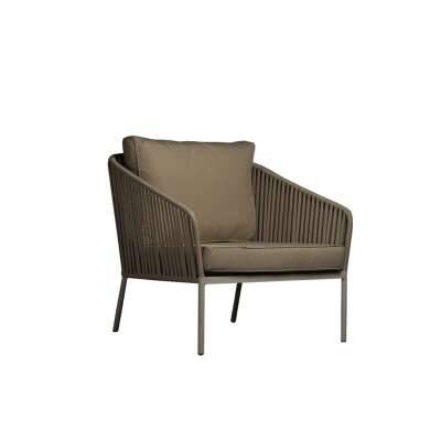 Ambar Corcega Taupe 1-Seater Sofa