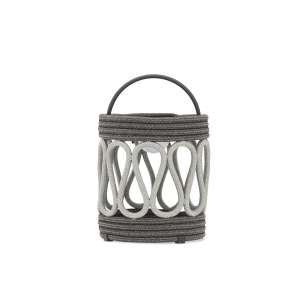 Solar Powered Grey Rope Lamp Small Model 1