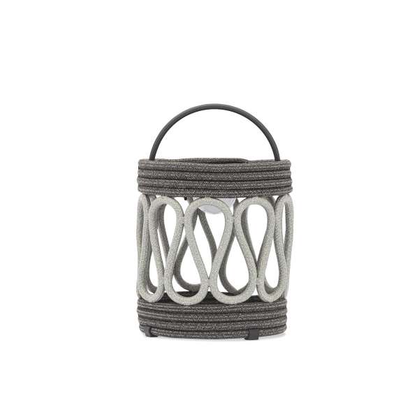 Solar Powered Grey Rope Lamp Big Model 1