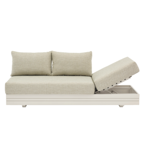 Largo White 3-seater Sofa