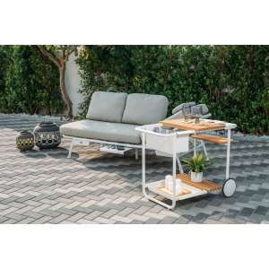 Sunset White Trolley with Wheels