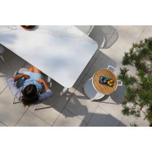 Bloom White Trolley with Wheels