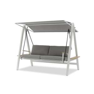 Dandy White Outdoor Garden Swing