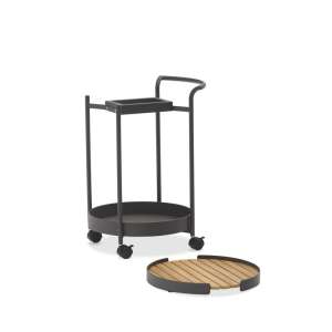 Bloom Charcoal Trolley with Wheels