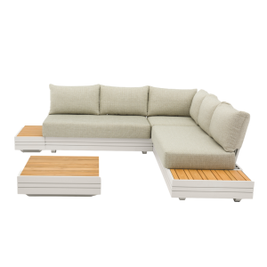 Largo White Side Table