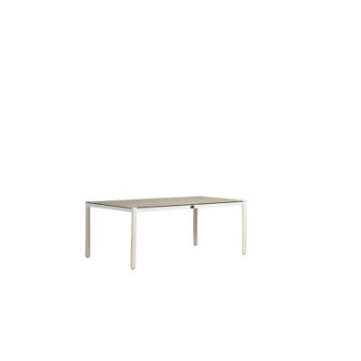 Ambar Sardinia White Rectangle Coffee Table