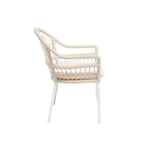 Ambar Sardinia White Armchair
