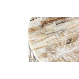 Antanani Onyx Cut Resin Round Coffee Table D51xH36cm