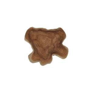 Kemba Teak Root Hand Carved Decorative Plate Irregular Shape