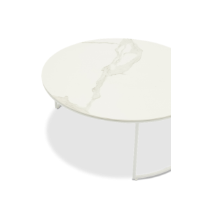 Pop White Coffee Table Set of 2