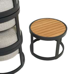 Totem Charcoal Set Of 5 Stools
