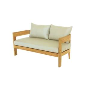 Lombardy Teak Wood Sofa 2 Seater