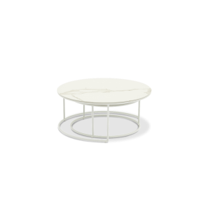 Pop White Coffee Table Set of 2