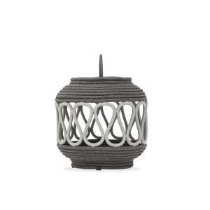 Solar Powered Grey Rope Lamp Big Model 3
