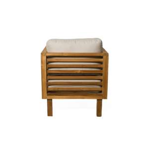 Saint Tropez Teak 1-seater Sofa