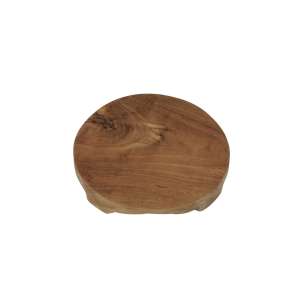 Pagoda Teak Root Hand Carved Cheese Plate Dia22cm