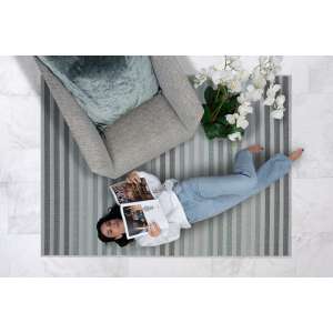 Java Outdoor Flat Weave Rug 49SZS Grey