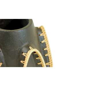 Muhos Terracota Vase Dia20xH20cm Black