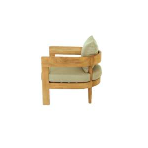 Lombardy Teak Wood Sofa 1 Seater