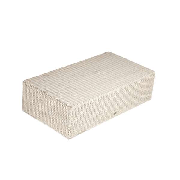 Ambar Tahiti White Rectangle Coffee Table
