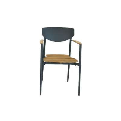 Timo Charcoal Teak Dining Chair