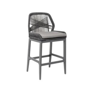 Leon Charcoal Bar Chair