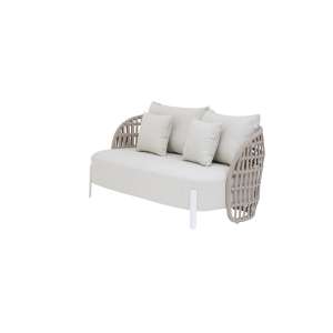 Wisconsin Alu&Rope Sofa 2 Seater Taupe