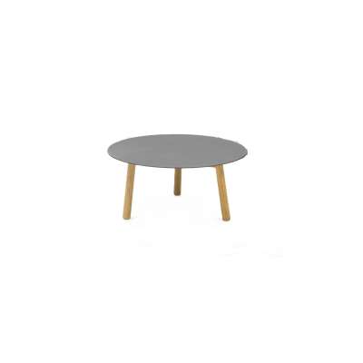 HAVEN COFFEE TABLE -DIA .60CM TEAK VERSION CHARCOAL