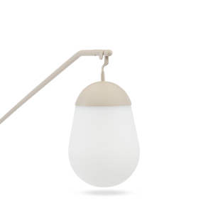 Sunny White Aluminium Bob Floor Lamp