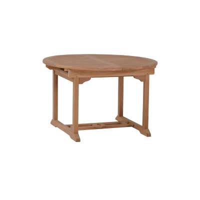 Savana Teak Wood Extendable Dining Table Round 120/180cm