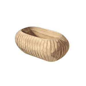 Ruwa Teak Root Hand Carved Decorative Bowl 35x20cm Natural