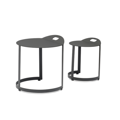 Dos Charcoal Coffee Table Set