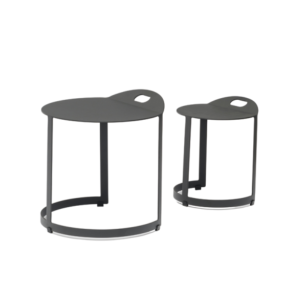 Dos Charcoal Coffee Table Set